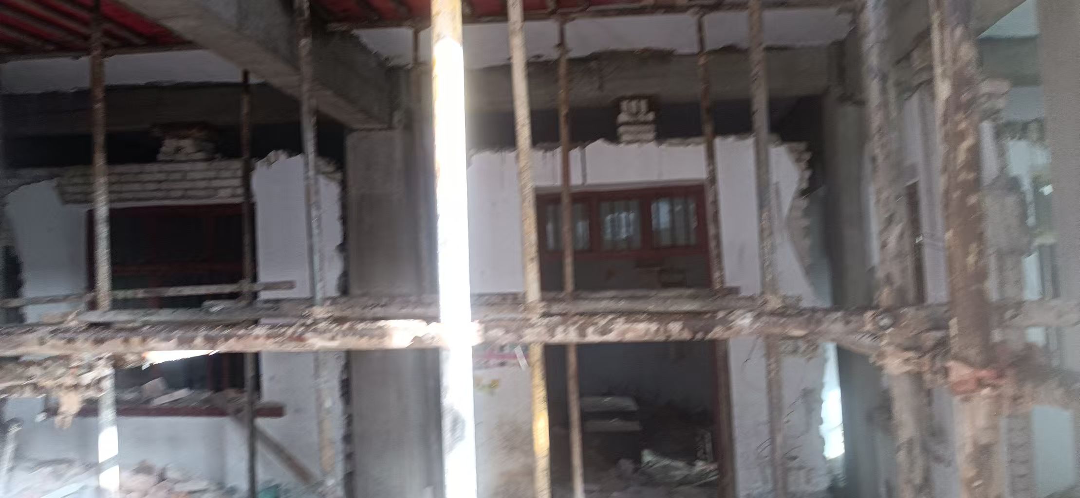 抚顺市房屋改框架危房加固 - 方案